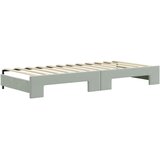  Dnevni krevet na razvlačenje svjetlosivi 80 x 200 cm baršunasti | shoptok.hr