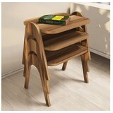 Hanah home Set klub stolića, 3 dijela Paris Walnut | Eponuda.ba