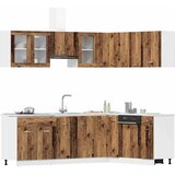  11-dijelni set kuhinjskih ormarića "Lyon" Staro drvo Inženirsko drvo | shoptok.hr