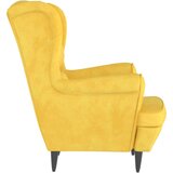 vidaXL naslanjač iz gorčično rumenega žameta | Shoptok.si