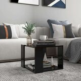  Stolić za kavu crni 40 x 40 x 30 cm od konstruiranog drva Cijene