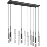 Trio Select Crna/u srebrnoj boji LED viseća svjetiljka sa staklenim sjenilom Lucent – | shoptok.hr