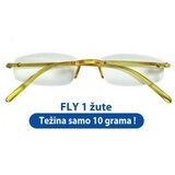 Prontoleggo naočare za čitanje sa dioptrijom FLY1 žute +3,50 Cene
