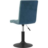 vidaXL Vrtljivi jedilni stoli 4 kosi moder žamet, (20943223) | Shoptok.si