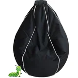lazy bag crni - mogućnost personalizacije - bez veza, obim 210cm, visina 90cm - do 5god