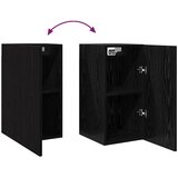  Set TV komoda 4 kom. Crni hrast Konstruirano drvo | shoptok.hr