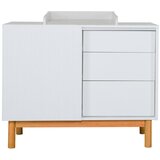  Quax® previjalna lesena podloga za komodo mood™ white | Shoptok.si