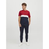 Jack & Jones Majice s kratkimi rokavi JJEREID BLOCKING TEE SS Večbarvna | Shoptok.si