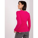 BASIC Feel Good Blouse-RV-BZ-9206.53P-fuchsia | Shoptok.si