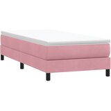 Box Spring krevet bez madraca ružičasti 90x210 cm samt | shoptok.hr
