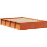  Krevetna konstrukcija Voštano smeđa 140 x 200 cm Masivno drvo | shoptok.hr