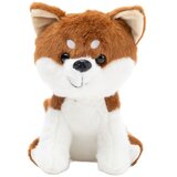 Plišana maskota igračka mali pas Shiba Inu bijela smeđa 20 cm | shoptok.hr