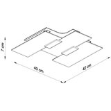  Stropna svetilka FABIANO, (21348047) | Shoptok.si