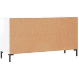 vidaXL regal za čevlje visok sijaj bel 102x35x55 cm inženirski les | Shoptok.si
