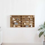  Stenski vitrina iz umetnega hrasta, (22013966) | Shoptok.si