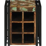  Stalak za vino 35 x 35 x 39 cm Čvrsto drvo iz reciklaže | shoptok.hr