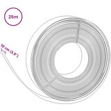  Ograda za vrt 25 m 10 cm PE Smeđa | shoptok.hr