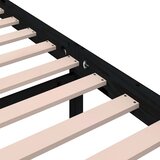  Okvir za krevet od masivnog drva crni 100 x 200 cm | shoptok.hr