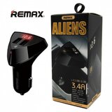  Avto polnilec Remax Aliens RCC208 - hitri polnilec - 2xUSB 3400mA črni - za tablične računalnike in mobilne telefone Cene