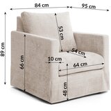 Ropez Krem presvlaka 84 cm Paphos – | shoptok.hr