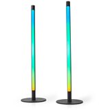 Nedis WIFILD10RGBW-SADA 2xLED RGBIC Stm. prigušiva stona lampa LED/36W/230V 2700-6500K+daljinski upravljač | Eponuda.com