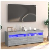  ormarić s LED svjetlima boja hrasta sonome 120 x 35 x 40 cm | shoptok.hr