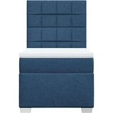 vidaXL Krevet s oprugama i madracem plavi 80x200 cm od tkanine | shoptok.hr