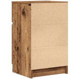 vidaXL Nočna omarica iz starega lesa 39x35x65 cm inženirski les | Shoptok.si