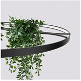 Thoro Črna aluminijasta LED viseča svetilka &amp;oslash; 110 cm RIO &amp;ndash; Slike