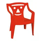 stolica dječija BIMBO 39x54x37cm PVC crvena