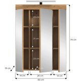 MID.YOU OMARA Z OGLEDALOM 60/79/18 cm | Shoptok.si