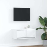 vidaXL TV omarica bela 60x31x25,5 cm inženirski les | Shoptok.si