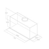 Elica aspirator LANE/WH/A/72 | ePonuda.com