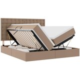 vidaXL Postelja z dodatnim prostorom za shranjevanje in vzmetnico, (5000100592) | Shoptok.si
