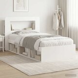  Okvir kreveta s pohranom Bijela 90 x 190 cm Konstruirano drvo | Eponuda.com
