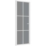  Unutarnja vrata 76 x 201 5 cm Bijela od ESG stakla i aluminija | shoptok.hr