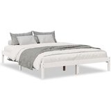 vidaXL Dugi okvir kreveta bez madraca bijeli 160 x 210 cm od borovine | shoptok.hr