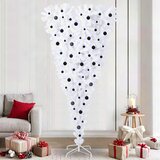  Umjetno božićno drvce s stalakom Bijelo 240 cm PVC i Čelik | shoptok.hr