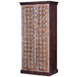 GINER Y COLOMER Omara iz mangovega lesa v orehovem in staranem sivem odtenku, (22147547) | Shoptok.si