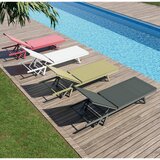 Ambia Garden LEŽALNIK aluminij prašno lakirano črna | Shoptok.si