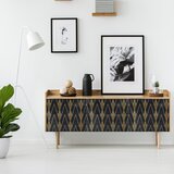 Ambiance Ukrasna pozadina namještaj u crno-zlatnim ambijentalnom ambijentu Ragnar | shoptok.hr