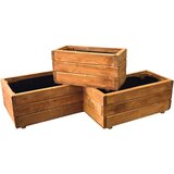  Set drvenih posuda za cvijeće (3 kom) | shoptok.hr