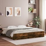 Furnova Posteljni okvir s predali dimljen hrast 180x200 cm inž. les, (21935000) Cene
