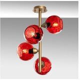 Opviq Luster Benek-15-14501, 40x40x55cm, IP20, Zlatno-crvena boja | Eponuda.ba
