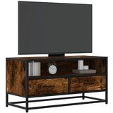vidaXL TV ormarić boja dimljenog hrasta 80x34,5x40 cm konstruirano | shoptok.hr