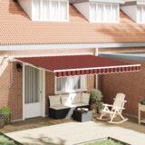 vidaXL Samodejna retraktibilna tenda antracit 350x250 cm | Shoptok.si