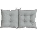  Jastuci za stolice 6 kom svjetlosivi 120x50x7cm tkanina | shoptok.hr
