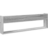  Polica za časopise s policom 2 pcs Siva Sonoma 100 x 12 x 30 cm | shoptok.hr