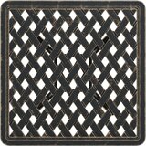 vidaXL Vrtna miza bronasta 53x53x53 cm liti aluminij | Shoptok.si