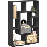 vidaXL Knjižna omara črna 63x20x90 cm inženirski les Cene